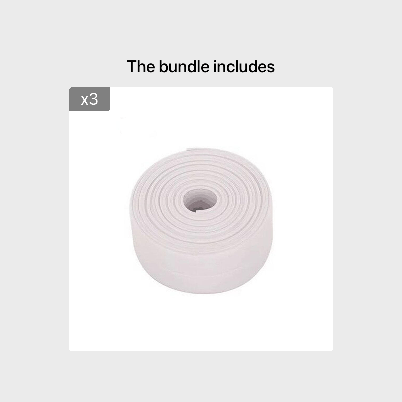 Waterproof Bathroom Sealing Strip Tape PVC Self Adhesive Wall Sticker