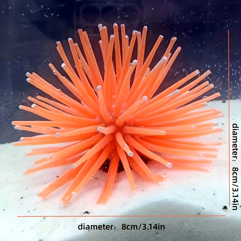 Realistic Artificial Sea Urchin for Aquarium Decor