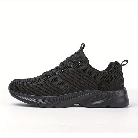 Men's Knit Breathable Running Shoes Outdoor Athletic Sneakers
