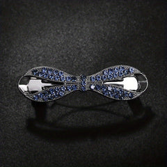 Crystal Bowknot Spring Clip Women's Hair Clip
