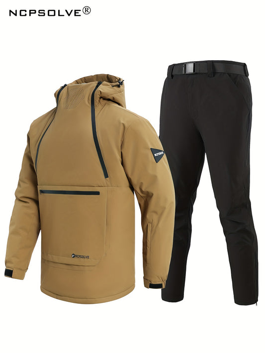 Men's Outdoor Tracksuit Hooded Windproof Hoodie