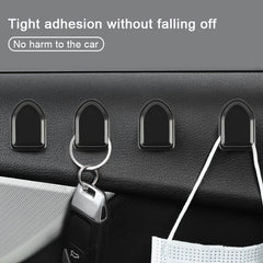 Car Hook USB Data Cable Key Mask Storage Hook Sticker Car Interior Accessories