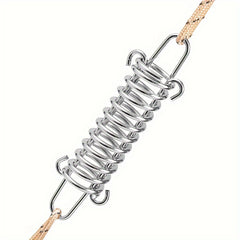 4pcs Tent Spring Wind Rope Buckles Camping High Strength Steel Rope Buckle