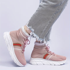 Women's Winter Running Shoes Plush Inner Thermal Outdoor Sneakers