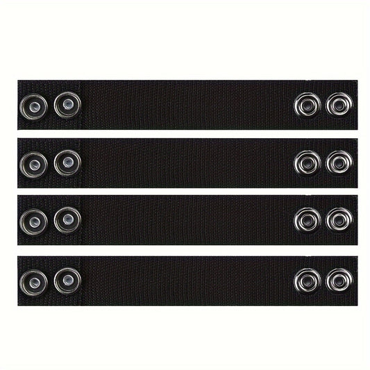 4pcs Outdoor Belt Keeper Double Snap Nylon Duty Belt Holder