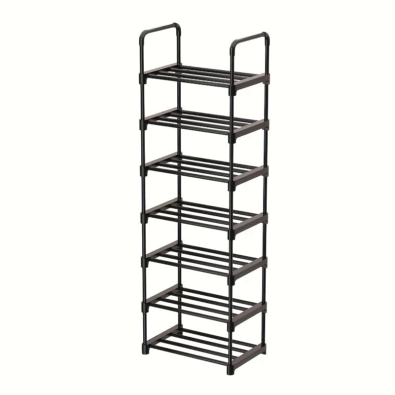 Stackable 7 Layer Shoe Rack for Home School Dorm