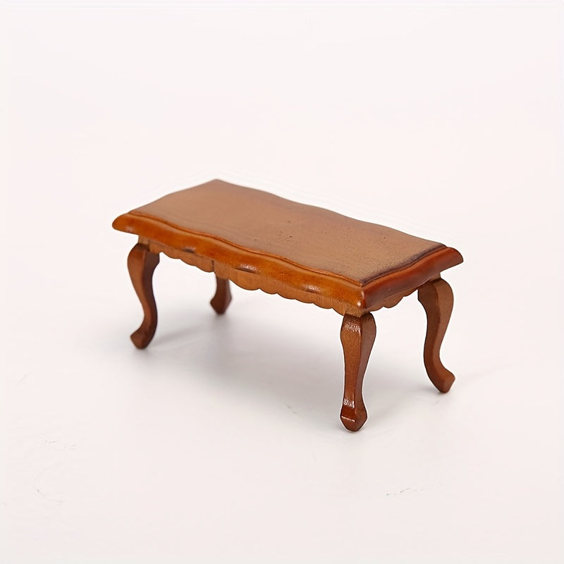 Mini Curved Surface Tea Table Model Furniture