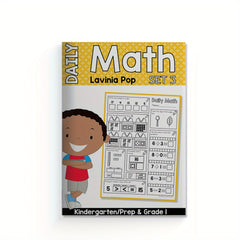Kindergarten Daily Math Set - 4 Sets for Homeschooling & Classrooms