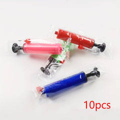 10pcs Mini Air Pump Inflator With Air Needle Portable Hand Pump