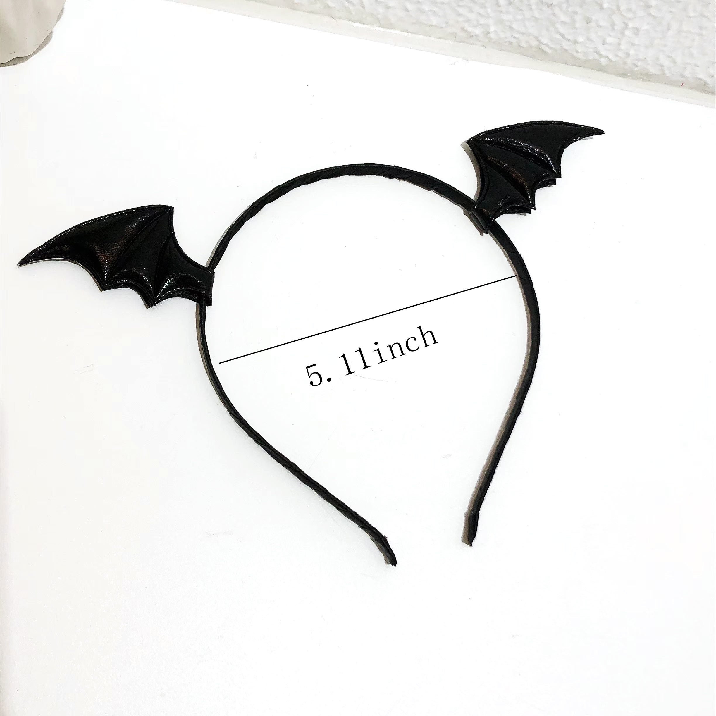 Halloween Bat Headband Funny Bat Wings Hair Hoop for Cosplay Party