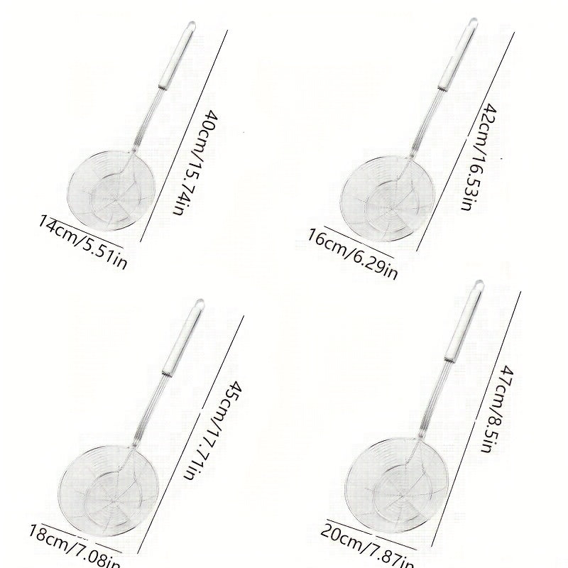 Stainless Steel Wire Skimmer Spoon With Handle Kitchen Spider Strainer