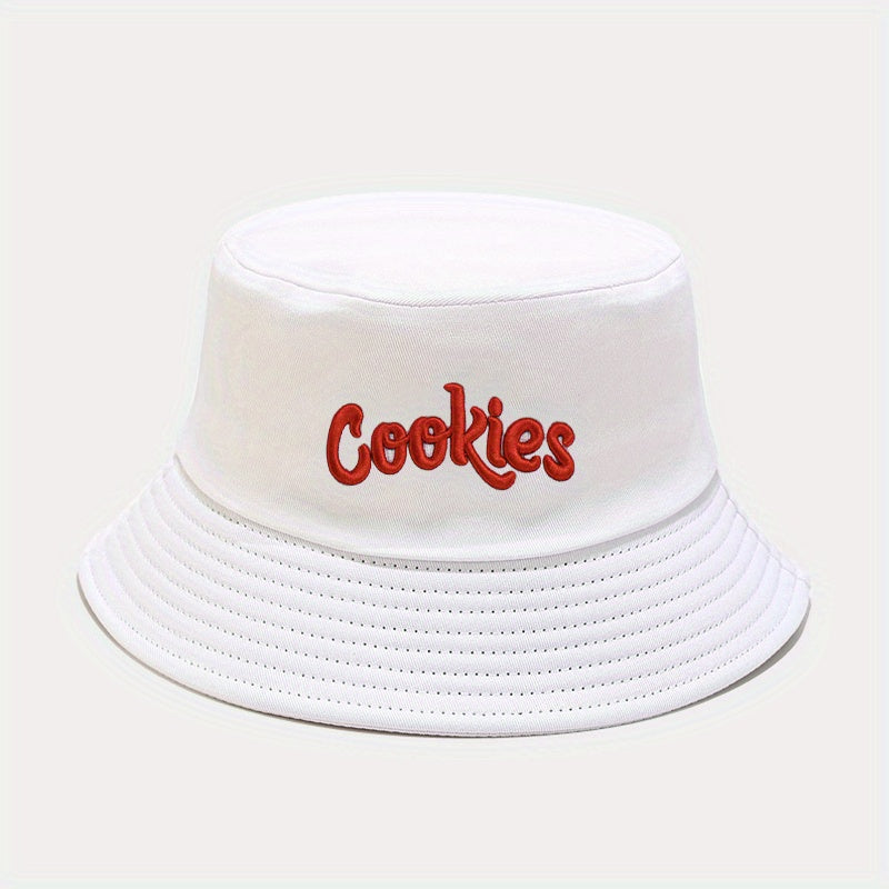COOKIES Bucket Hat Outdoor Sun Cap Packable Travel Beach Hat