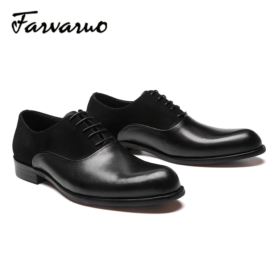 FARWARWO Leather Dress Shoes Wedding Office