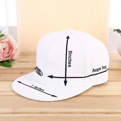 Fashionable Baseball Cap Flat Hip hop Hat For Couple Men And Women
