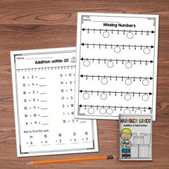 Number Line Addition & Subtraction for Homeschooling & Classrooms