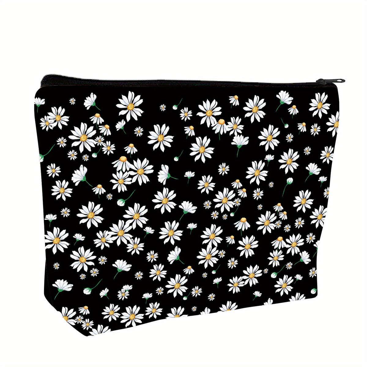 Daisy Makeup Bag Organizer Large Capacity Canvas Travel Toiletry Bag