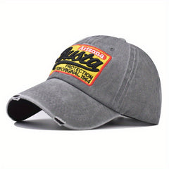 Large Letter Busta Embroidered Sunscreen Baseball Cap
