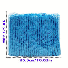 100pcs Disposable Chef Hat Non-woven Anti-hair Loss Net Cap