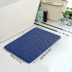 Non Slip Memory Foam Bath Rug Quick Drying Machine Washable Shower Carpet