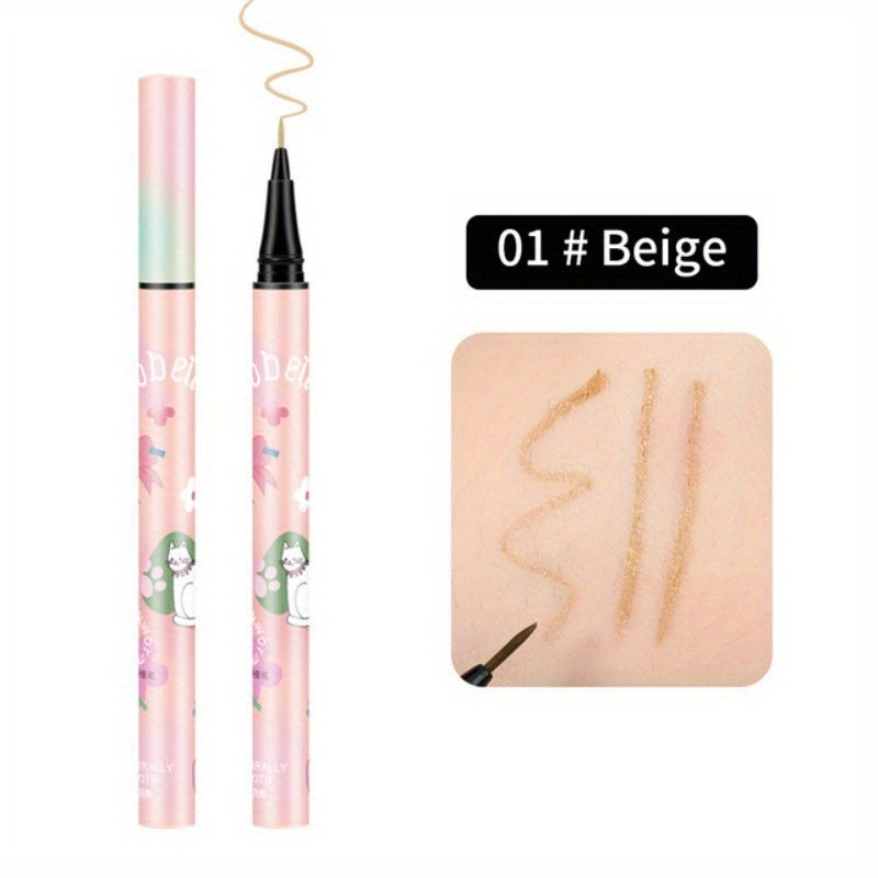 Ultra Fine Liquid Eyeliner Brightens Eyelids Waterproof Non-Smudge