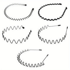 Wave Shape Headband Wavy Head Hoop for Women