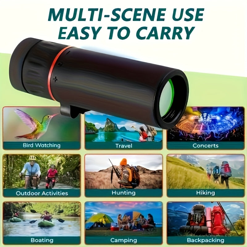 10X25 Mini HD Monocular Telescope for Outdoor Exploration