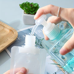 5pcs Makeup Packing Bags Travel Size Refillable Squeeze Pouch