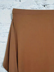  Tie Front Pencil Skirt Medium Stretch Solid