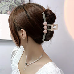 Glossy Sweet Hair Claw Style Hair Claw Nonslip Ponytail Holder