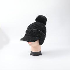 Winter Thick Hat Windproof Ear Protection Knitted Hat Beanie Hat