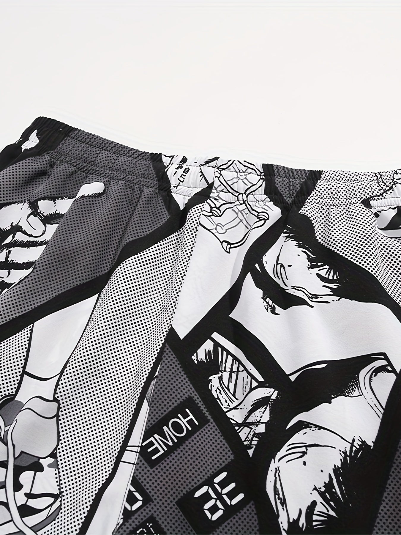 Men's Graphic Sport Shorts Quick Dry & Stretchy for Fitness Gym