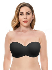  Strapless Bandeau Bra Push Up Non Padded Bralette