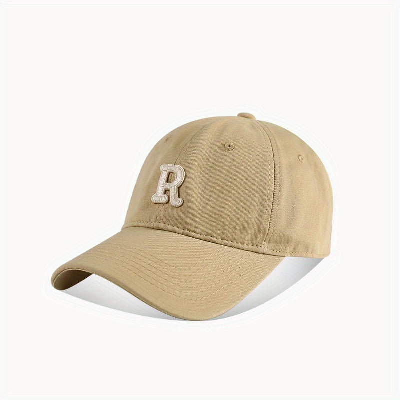 R Standard Coffee Baseball Hat Women's Large Head Slim