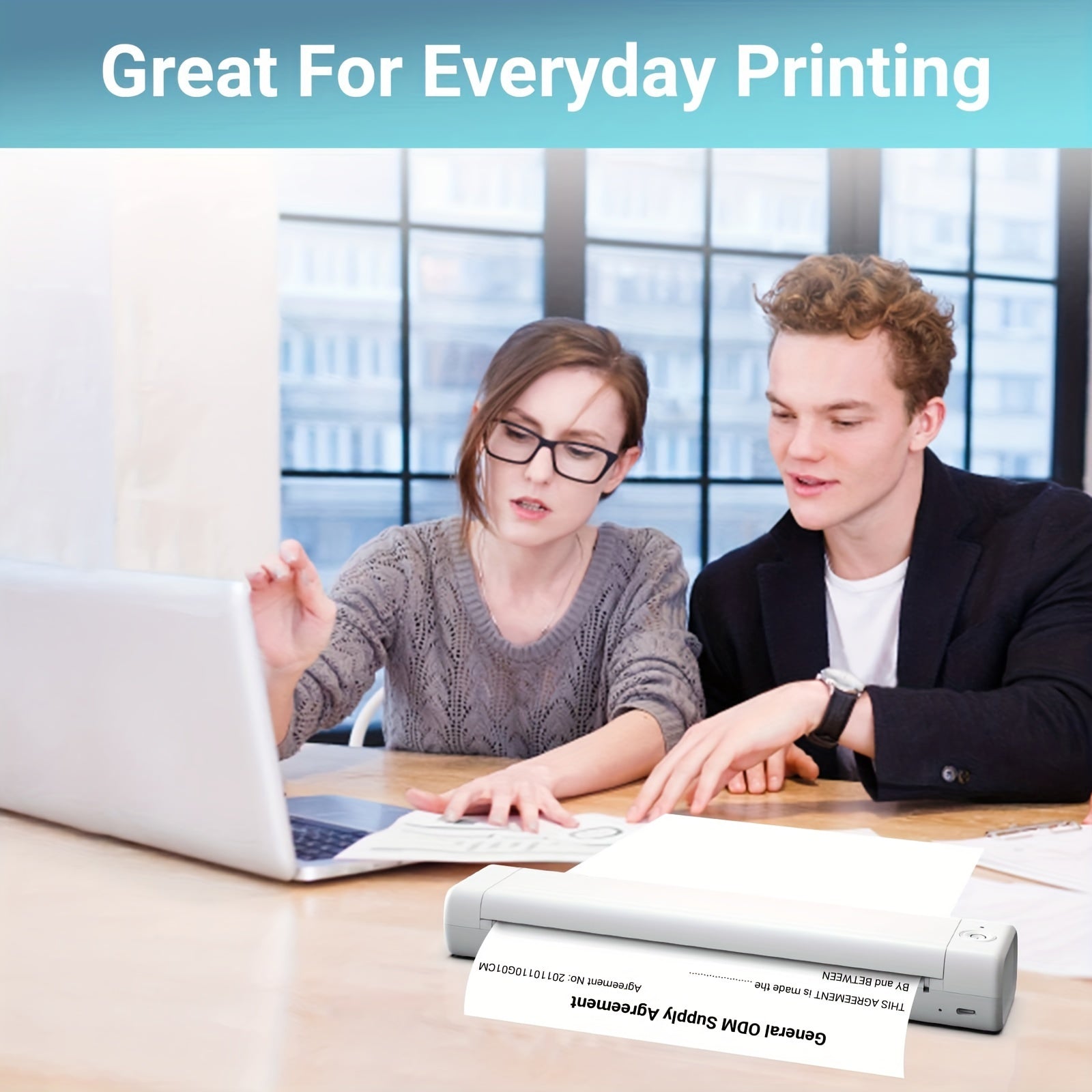 Thermal Printer Paper 8.5x11 Letter Size 100 Sheets