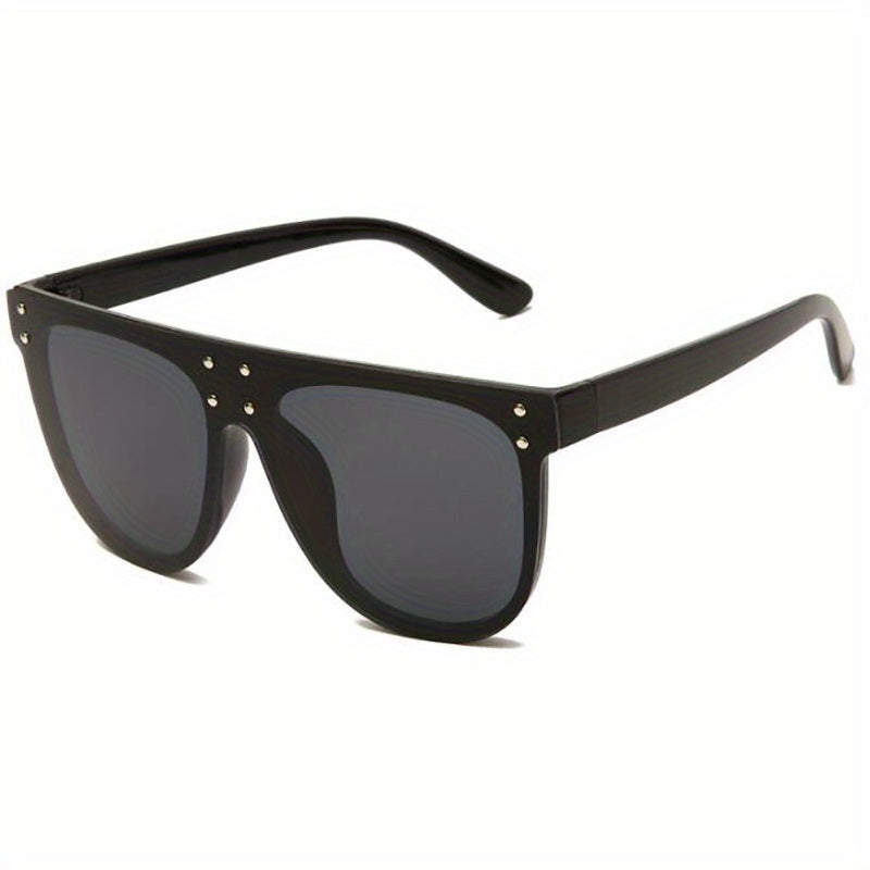 Y2K Oversized Mirror Lens Sunglasses UV400