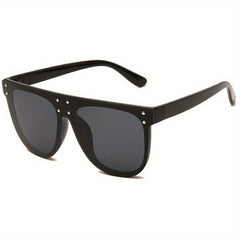 Y2K Oversized Mirror Lens Sunglasses UV400