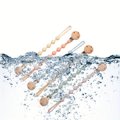 1pc Silicone Pacifier Holder With BPA Pacifier Chain For Teether Toys