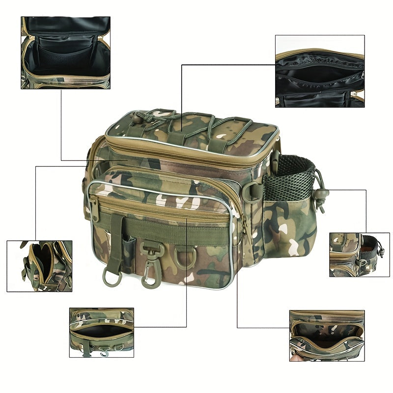 Waterproof Fishing Bag Tackle Storage Ripstop Material