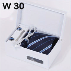 Men's Tie and Pocket Square Set Wedding Business Formal