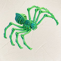3D Printed Flexible Spider Sculpture Desk Ornament for Halloween Christmas