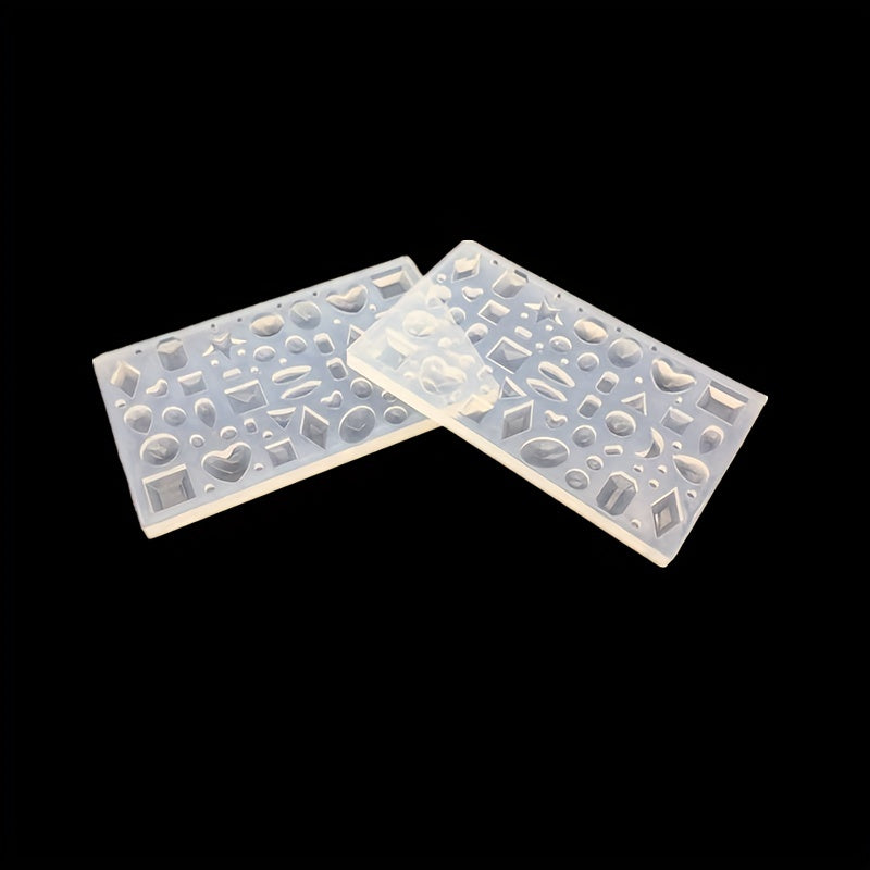 DIY Mirror Jewelry Crystal Drop Silicone Mold Assorted Varieties Gem Pendant Mol