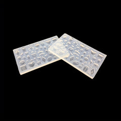 DIY Mirror Jewelry Crystal Drop Silicone Mold Assorted Varieties Gem Pendant Mol