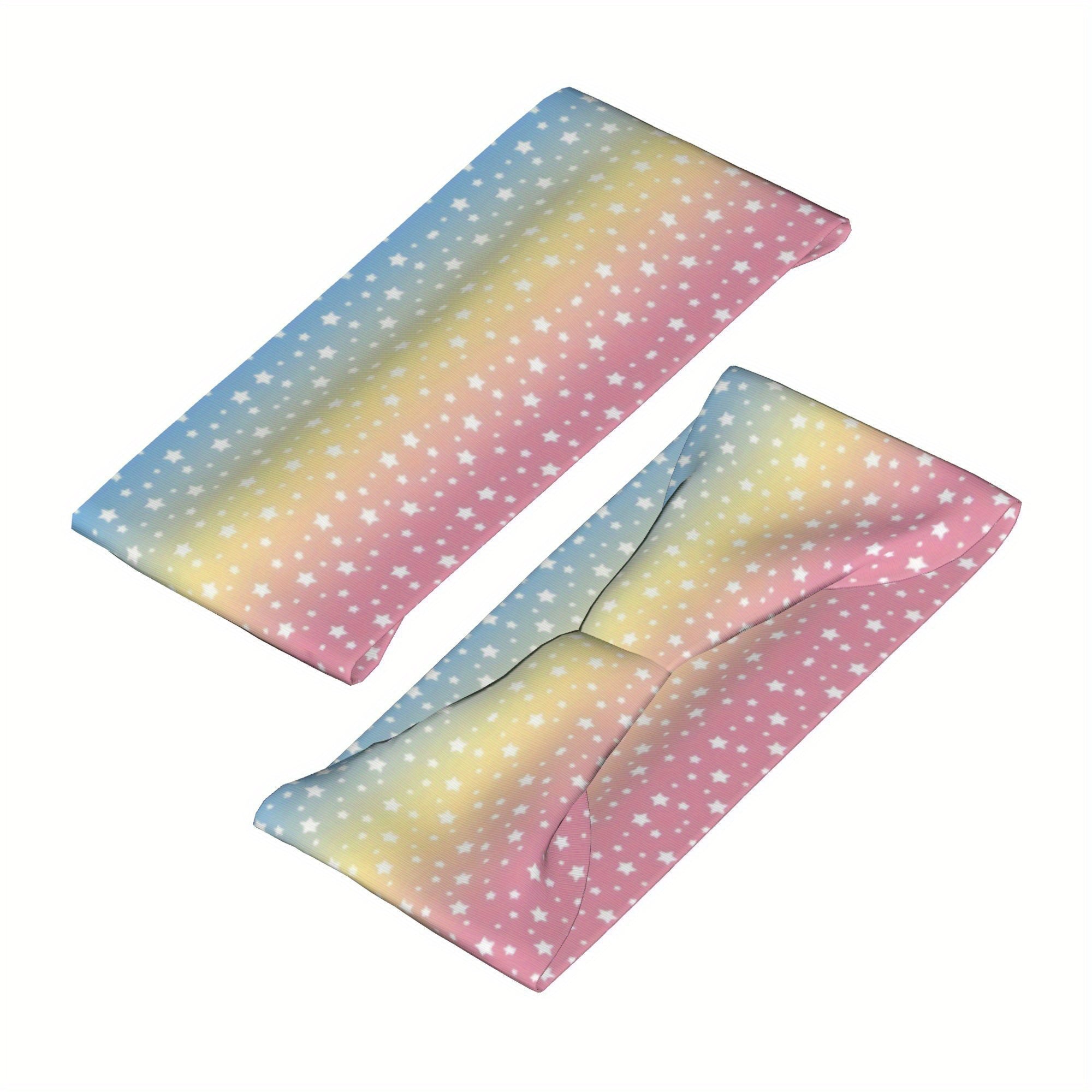 Rainbow Star Pattern Sport Headband for Comfortable Wear