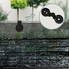 50 Heavy Duty Lock Grips Shade Cloth Plastic Clips Greenhouse Clamp