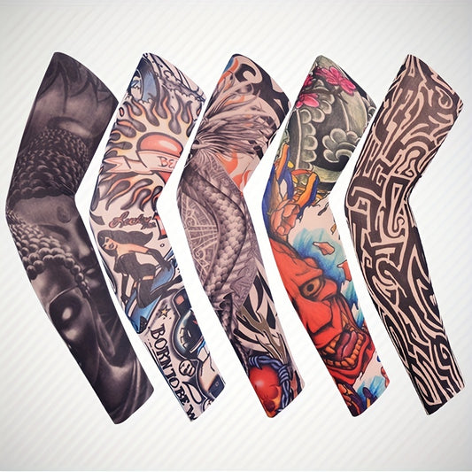 Men's Outdoor Sunscreen Tattoo Sleeves