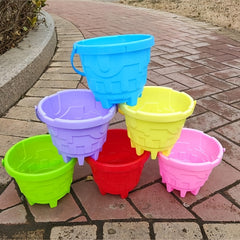 Castle Beach Stacking Buckets Kids Beach Toys