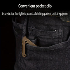 Flashlight Carry Clip - Convenient Accessory for Easy Transportation