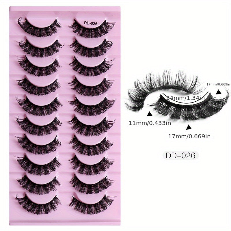 Natural Volume Lash Extensions Soft Fluffy Perfect for Daily & Party Makeup