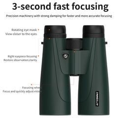 10x42 High Power Binoculars with 50mm Lens