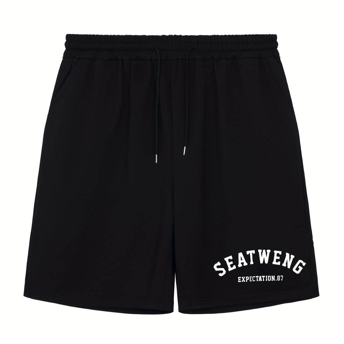 SEATWENG Men's Athletic Print Shorts for Cycling Fitness Gym - Summer Shorts
